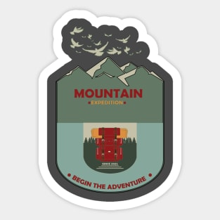 BEGIN THE ADVENTURE Sticker